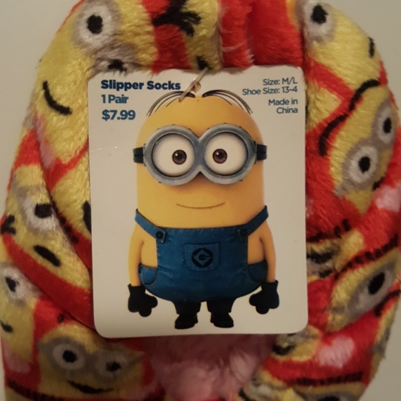 Girls Slipper Socks Size M/L Shoe Size 13-4 - Picture 3 of 3